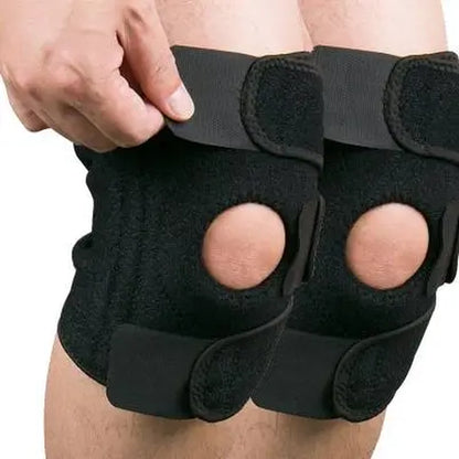 Knee Support Brace for Sports, Knee Stabilizer with Patella Support for Running, Workout & Fitness